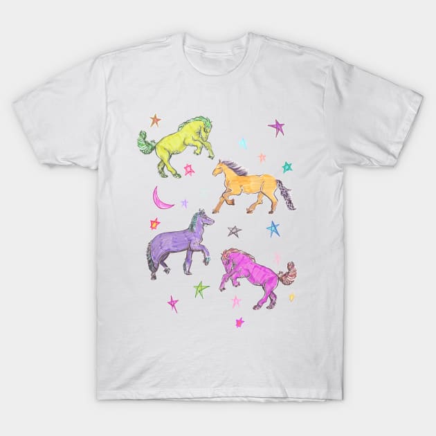 Glacey Galores T-Shirt by minniemorrisart